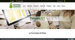 Desktop Screenshot of apasarafashiontechnology.com