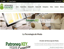 Tablet Screenshot of apasarafashiontechnology.com
